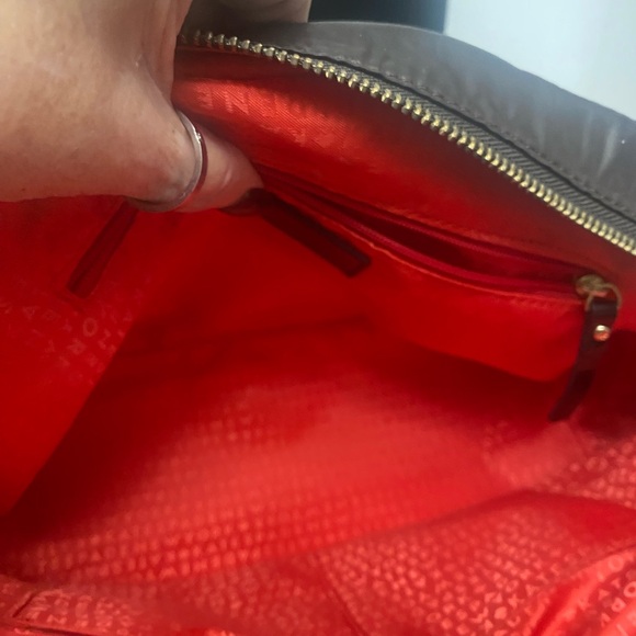 Kate Spade Dark Brown Quilted Puffer Shoulder Bag